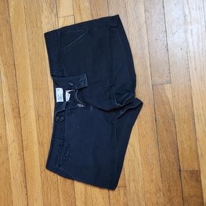 American Eagle Vintage Black Jean Stretch Shorts Size 10